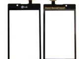 Geam cu Touchscreen LG Optimus L7 P700 Negru Original