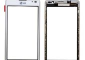 Geam cu Touchscreen LG Optimus L9 P760 Alb Original